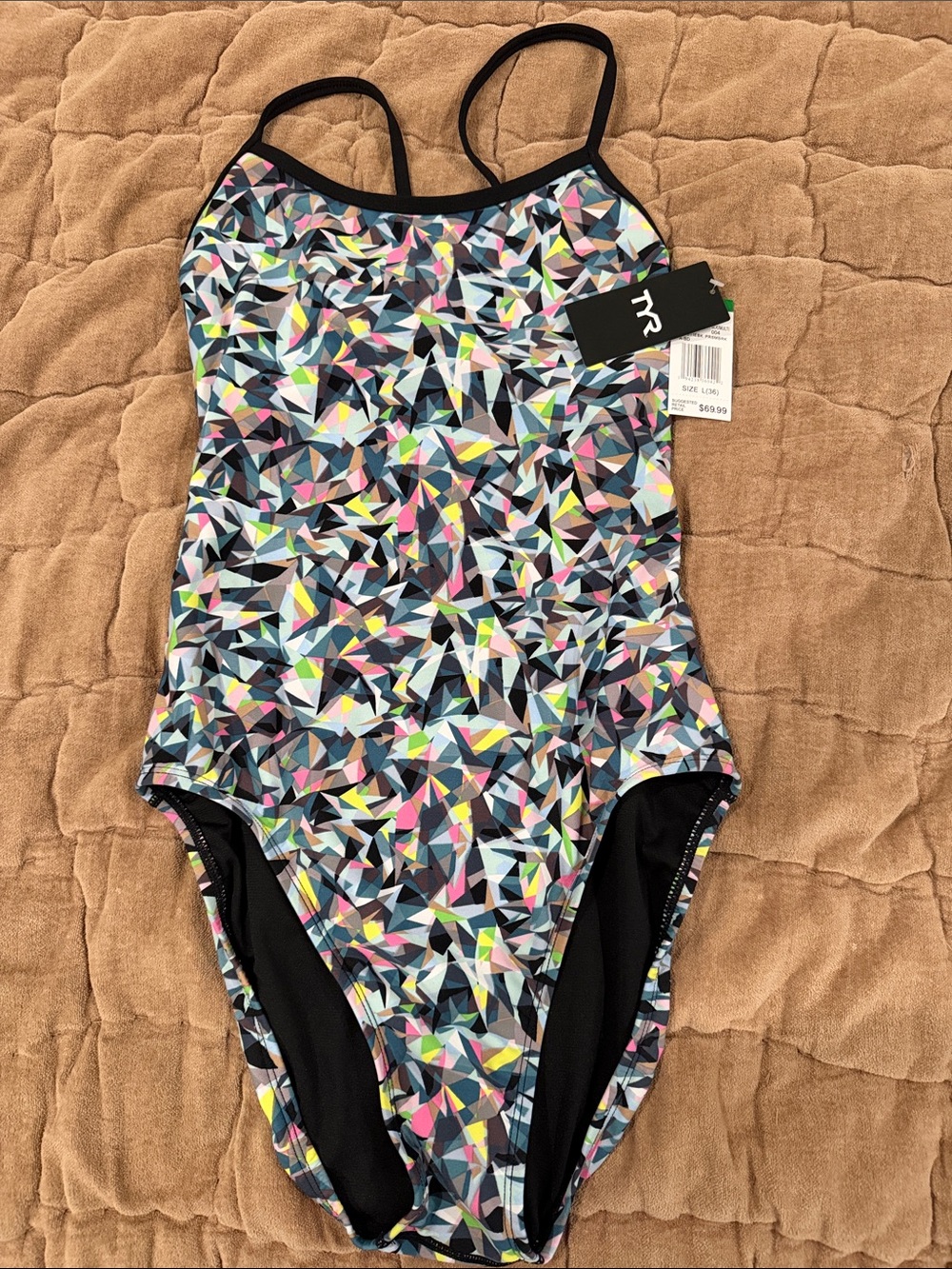 TYR Prism Break Geometric One-Piece Swimsuit
